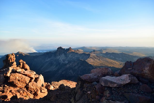 Mount Kenya trekking landscape